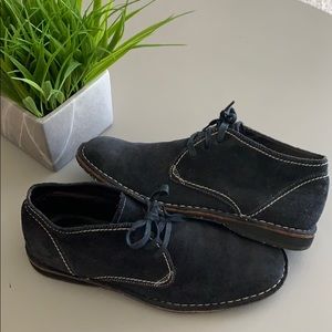 Men’s John Varvatos Navy Blue Chukka Boots 9.5 EUC
